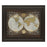 Classy Living Vintage Globe Wall Art 26"x22", Dark Chocolate Frame - 8076