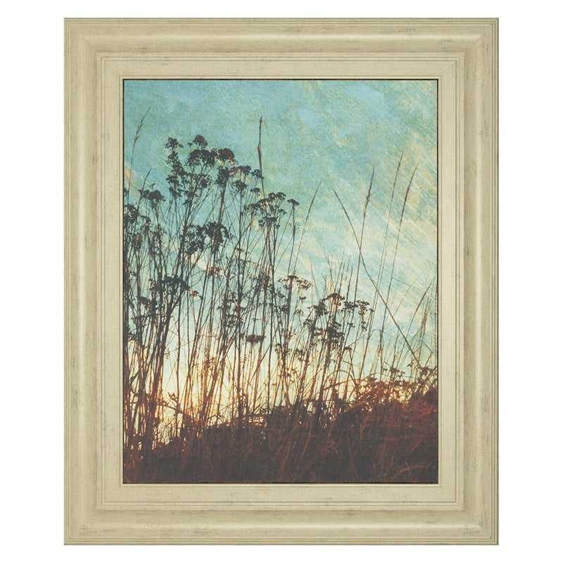 Classy Living WIId Grass Wall Art 22"x26", Ivory Bliss Frame