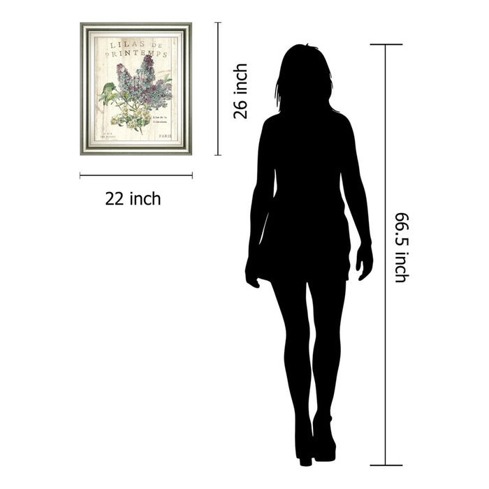 Classy Living Spring Iliac Dreams Wall Art 22"x26", Cinnamon Mocha Frame