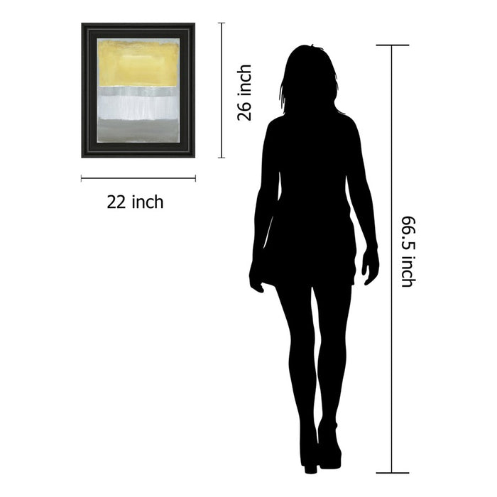 Classy Living Halflight I Wall Art 22"x26", Midnight Aura Frame