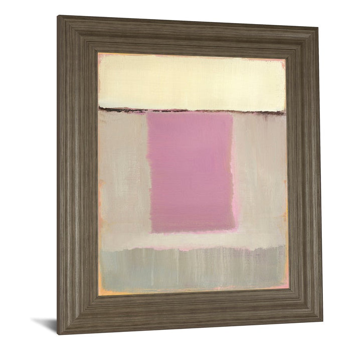 Classy Living Serene Blocks Wall Art 22"x26", Tranquil Ash Frame
