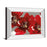 Classy Living Red Poppy Burst Wall Art 26"x22", Mirrored Frame