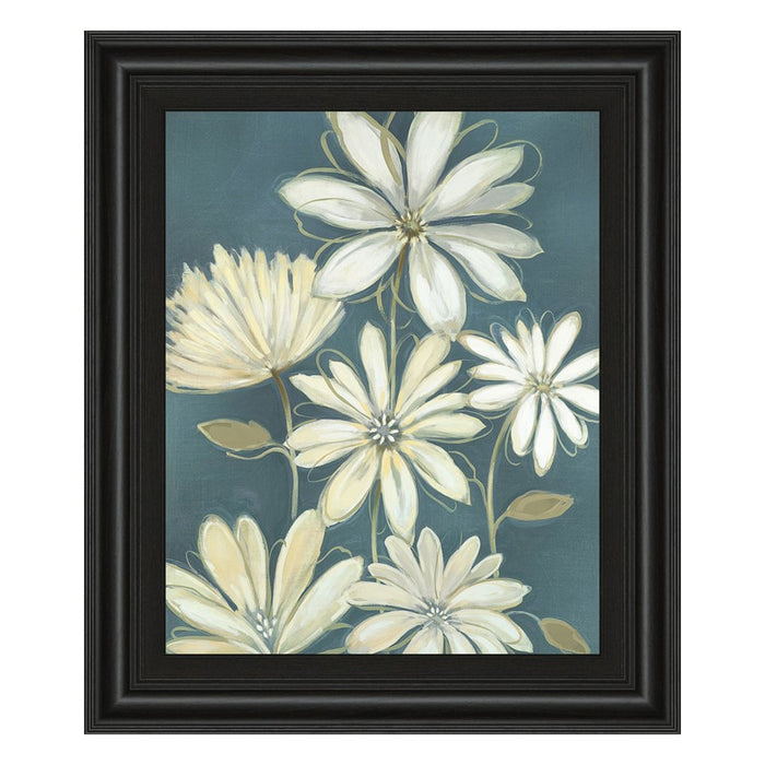 Classy Living Golden Petal Harmony Wall Art 22"x26", Midnight Aura Frame