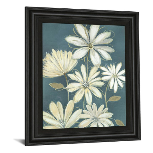 Classy Living Golden Petal Harmony Wall Art 22"x26", Midnight Aura Frame