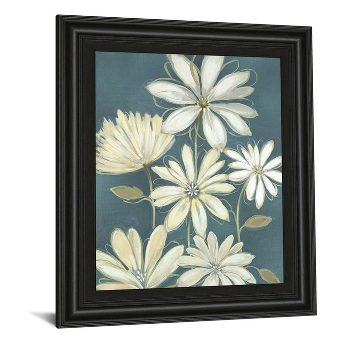 Classy Living Golden Petal Harmony Wall Art 22"x26", Midnight Aura Frame