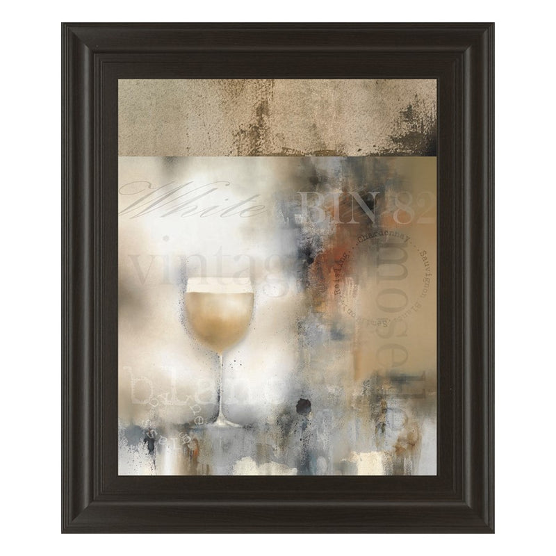 Classy Living Cellar Whisper Wall Art 22"x26", Dark Chocolate Frame