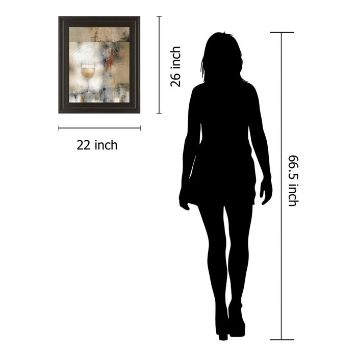 Classy Living Cellar Whisper Wall Art 22"x26", Dark Chocolate Frame
