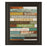 Classy Living Make A New Ending Wall Art 22"x26", Dark Chocolate Frame