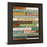 Classy Living Make A New Ending Wall Art 22"x26", Dark Chocolate Frame