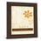 Classy Living Amber Wildflower Wall Art 22"x26", Cinnamon Mocha Frame