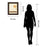 Classy Living Amber Wildflower Wall Art 22"x26", Cinnamon Mocha Frame