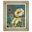 Classy Living Golden Blooms Wall Art 22"x26", Crisp Chardonnay Frame