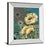 Classy Living Golden Blooms 2 Wall Art 22"x26", Mirrored Frame