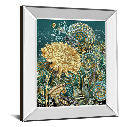 Classy Living Marigold Whimsy Wall Art 22"x26", Mirrored Frame