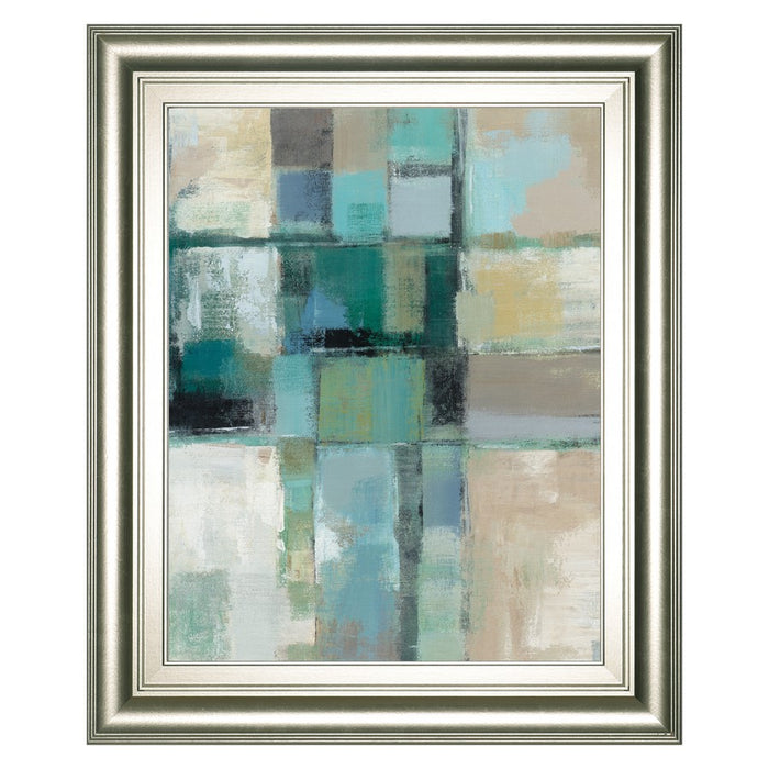 Classy Living Island Hues Wall Art 22"x26", Silver Serenity Frame