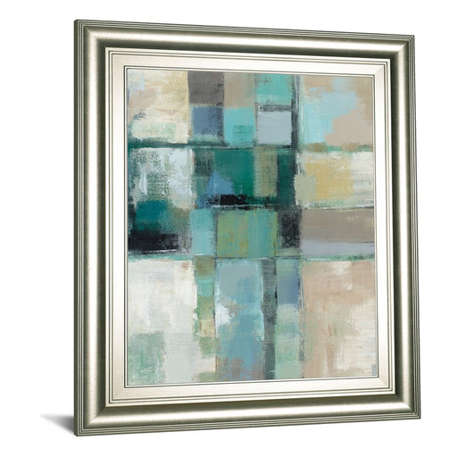 Classy Living Island Hues Wall Art 22"x26", Silver Serenity Frame