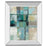 Classy Living Island Hues Wall Art 22"x26", Mirrored Frame