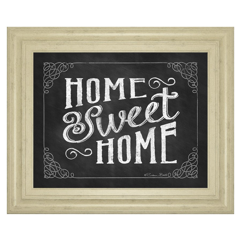 Classy Living Home Sweet Charm Wall Art 26"x22", Ivory Bliss Frame