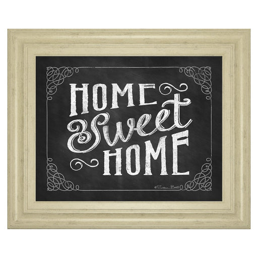 Classy Living Home Sweet Charm Wall Art 26"x22", Ivory Bliss Frame