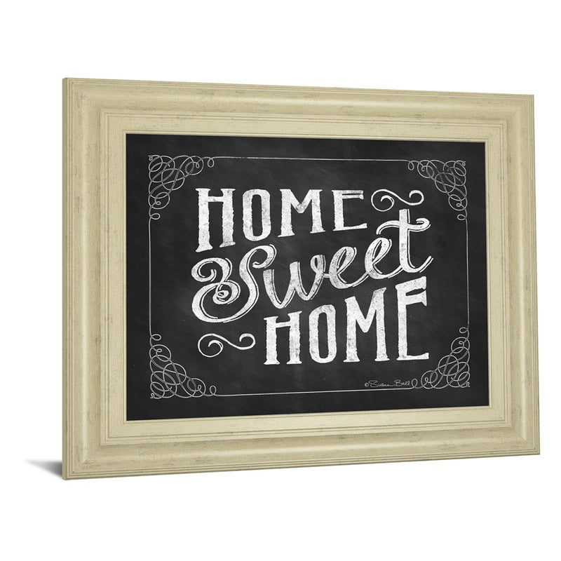 Classy Living Home Sweet Charm Wall Art 26"x22", Ivory Bliss Frame