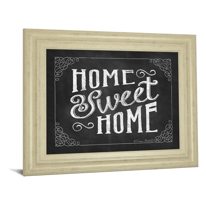 Classy Living Home Sweet Charm Wall Art 26"x22", Ivory Bliss Frame