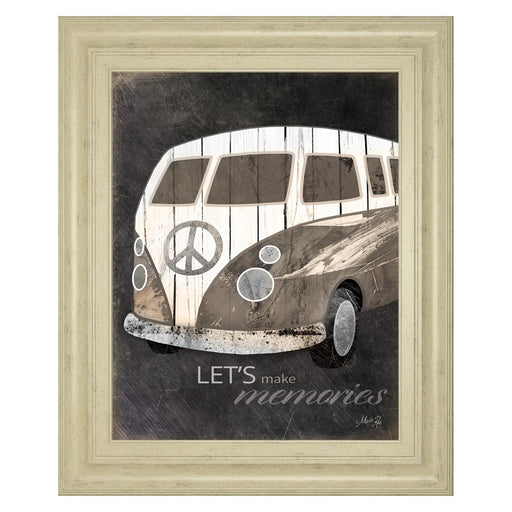 Classy Living Memory Van Wall Art 22"x26", Ivory Bliss Frame - 8190