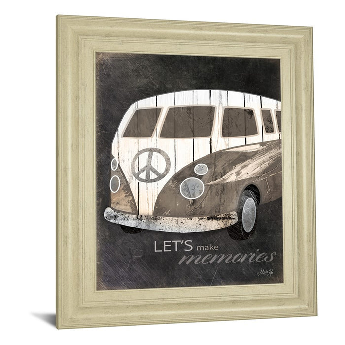 Classy Living Memory Van Wall Art 22"x26", Ivory Bliss Frame