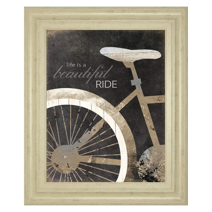 Classy Living Beautiful Ride Wall Art 22"x26", Ivory Bliss Frame