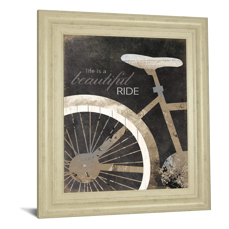 Classy Living Beautiful Ride Wall Art 22"x26", Ivory Bliss Frame