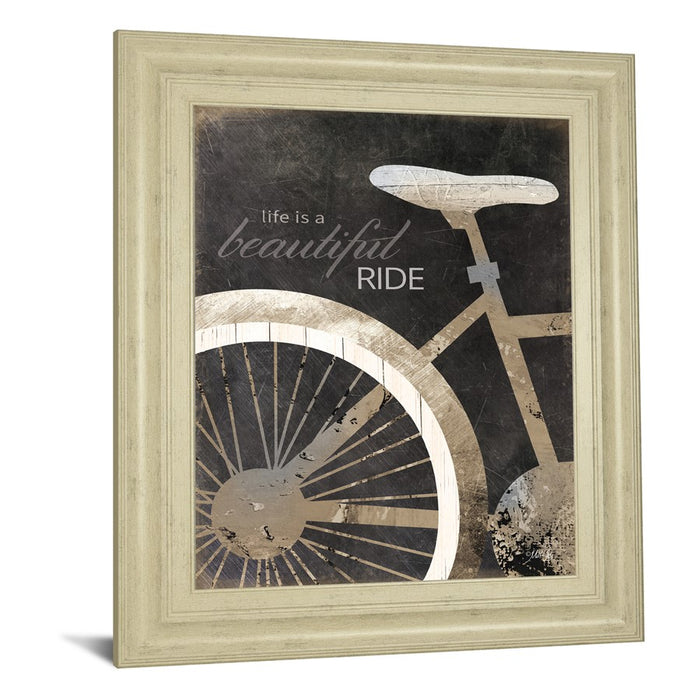 Classy Living Beautiful Ride Wall Art 22"x26", Ivory Bliss Frame