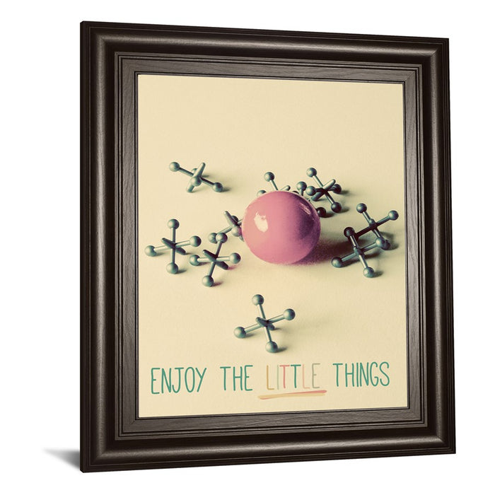 Classy Living Mindful Moments Wall Art 22"x26", Dark Chocolate Frame