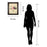 Classy Living Mindful Moments Wall Art 22"x26", Dark Chocolate Frame