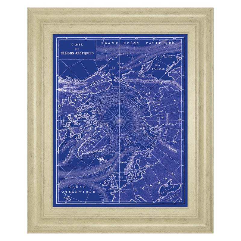 Classy Living Arctic Voyage Wall Art 22"x26", Ivory Bliss Frame