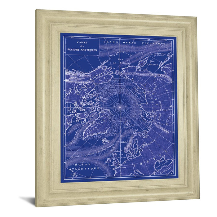 Classy Living Arctic Voyage Wall Art 22"x26", Ivory Bliss Frame