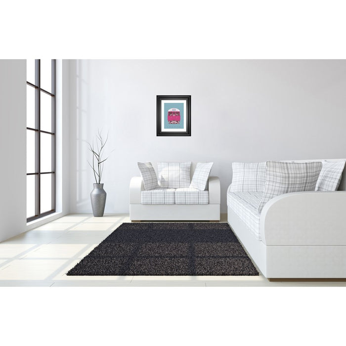 Classy Living Piccadilly Train Wall Art 22"x26", Black Frame