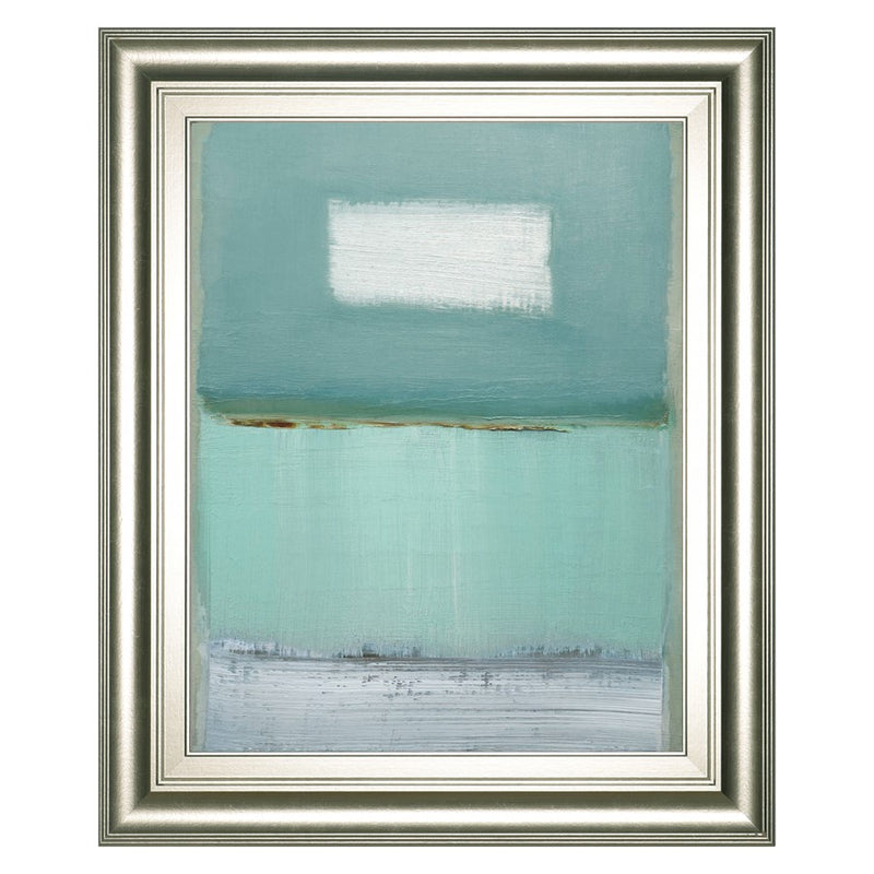 Classy Living Serene Horizon Wall Art 22"x26", Silver Serenity Frame