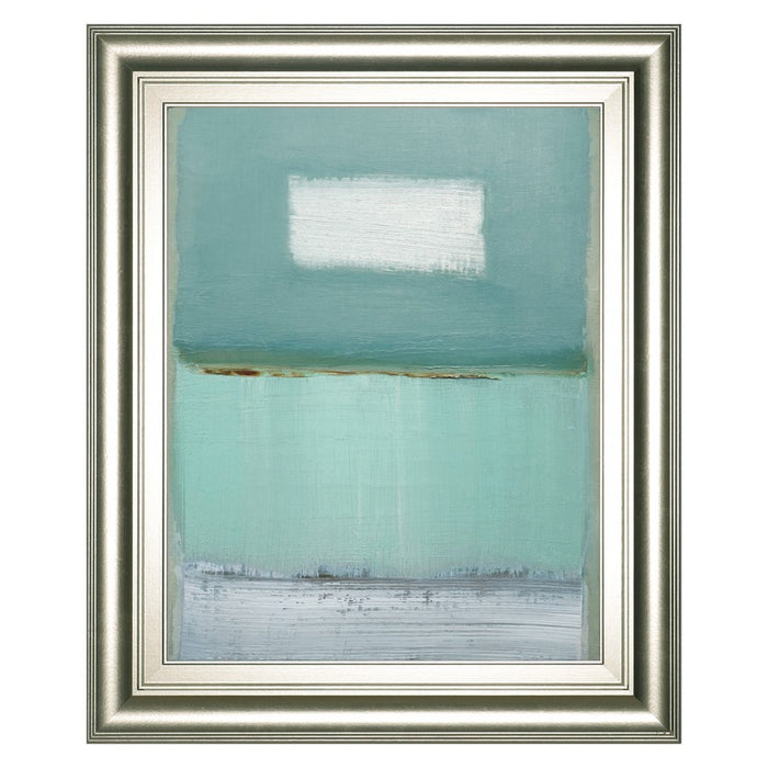 Classy Living Serene Horizon Wall Art 22"x26", Silver Serenity Frame