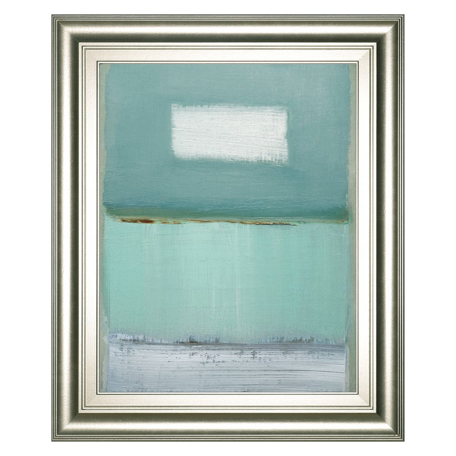 Classy Living Serene Horizon Wall Art 22"x26", Silver Serenity Frame