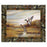 Classy Living Mallard Flight Wall Art 26"x22", Brown Frame
