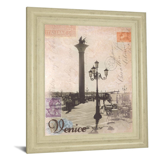 Classy Living Venetian Charm Wall Art 22"x26", Ivory Bliss Frame