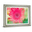 Classy Living Pink Bloom Wall Art 26"x22", Silver Serenity Frame