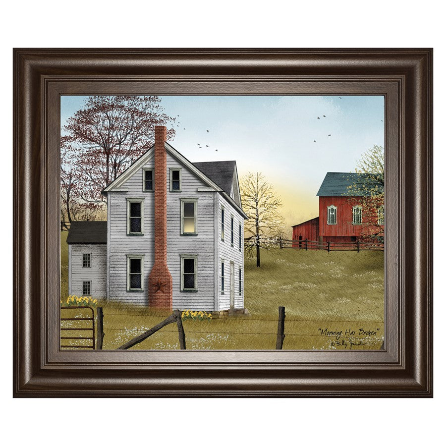 Classy Living Morning Serenity Wall Art 26"x22", Cinnamon Mocha Frame