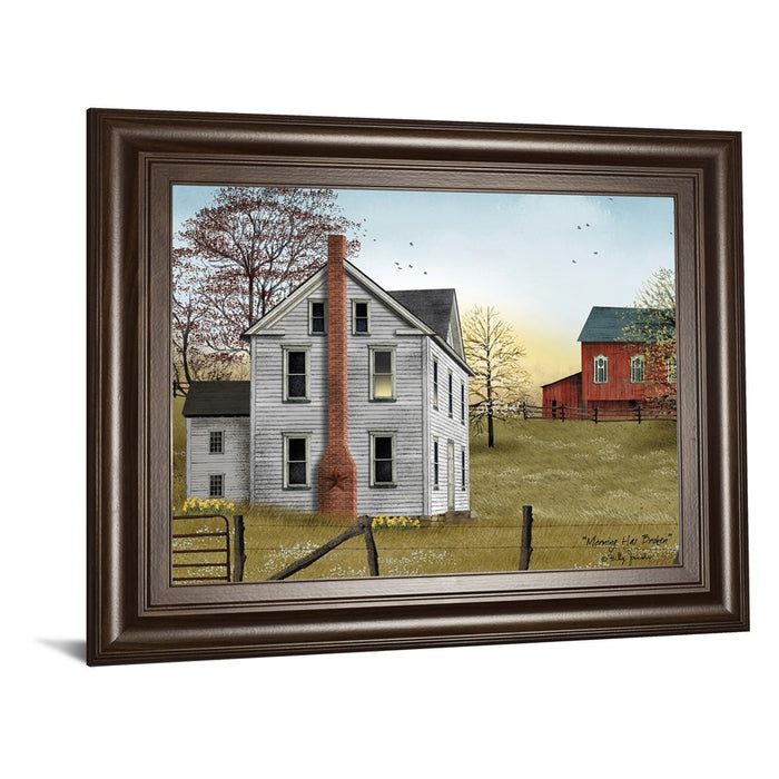 Classy Living Morning Serenity Wall Art 26"x22", Cinnamon Mocha Frame