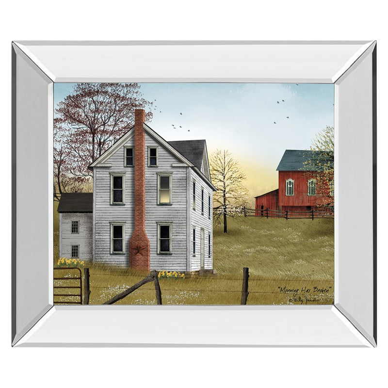 Classy Living Morning Serenity Wall Art 26"x22", Mirrored Frame