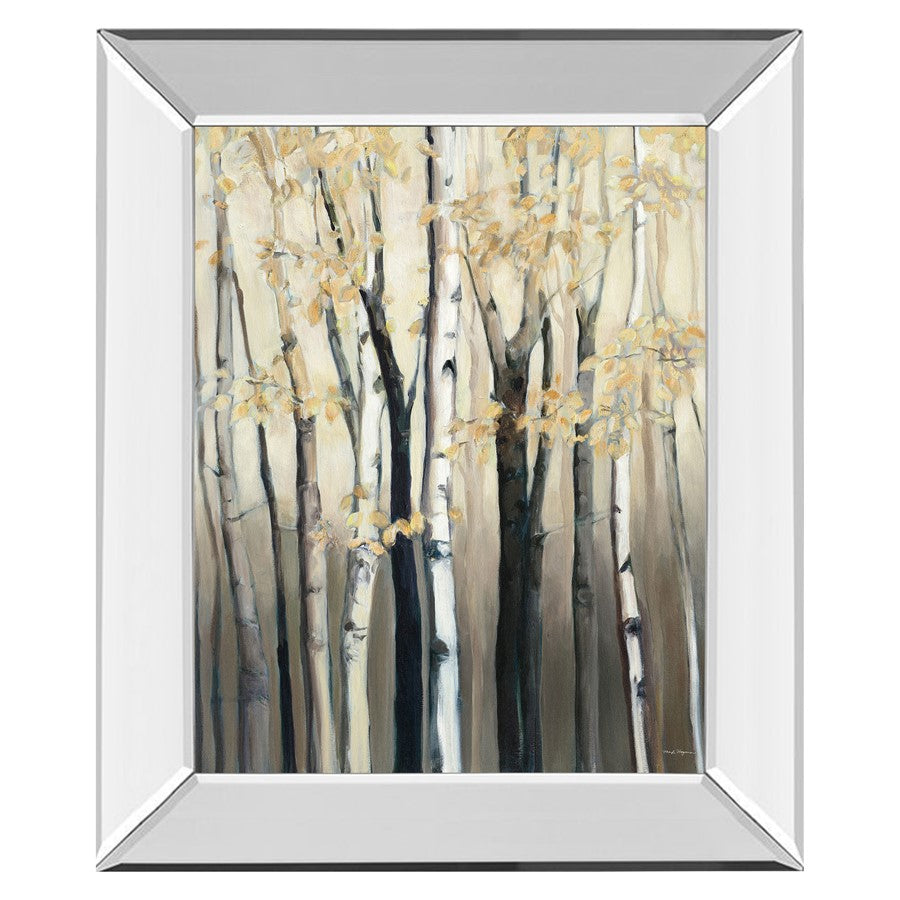 Classy Living Birch Glow Wall Art 22"x26", Mirrored Frame