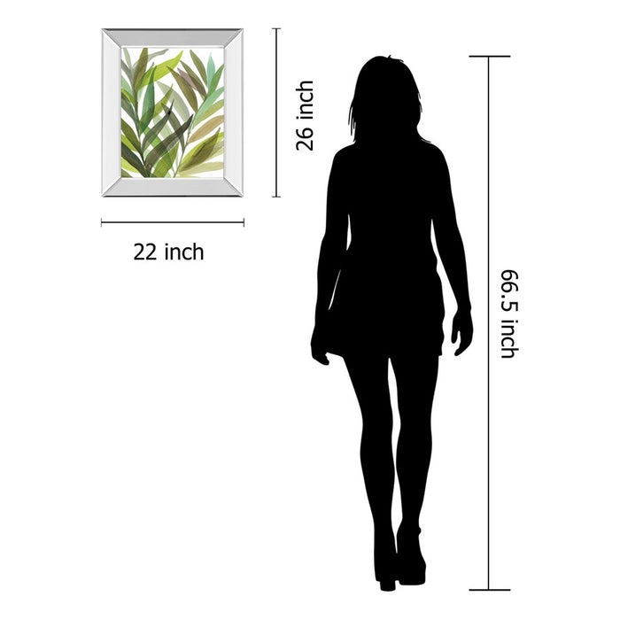 Classy Living Verdant Breeze Wall Art 22"x26", Mirrored Frame