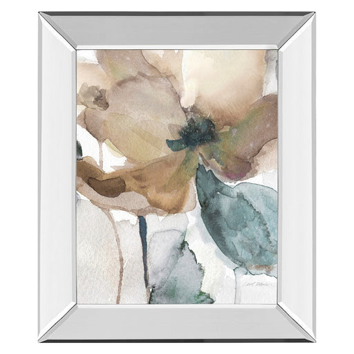 Classy Living Muted Bloom Wall Art 22"x26", Mirrored Frame