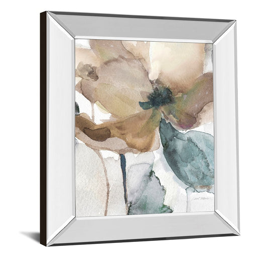 Classy Living Muted Bloom Wall Art 22"x26", Mirrored Frame