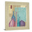 Classy Living Raku Harmony Wall Art 22"x26", Ivory Bliss Frame