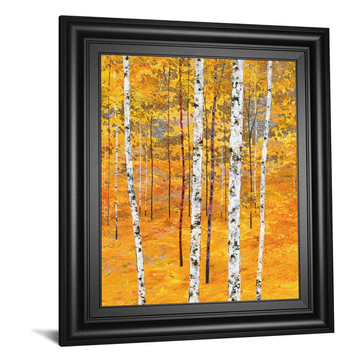 Classy Living Iridescent Trees IV Wall Art 22"x26", Midnight Aura Frame